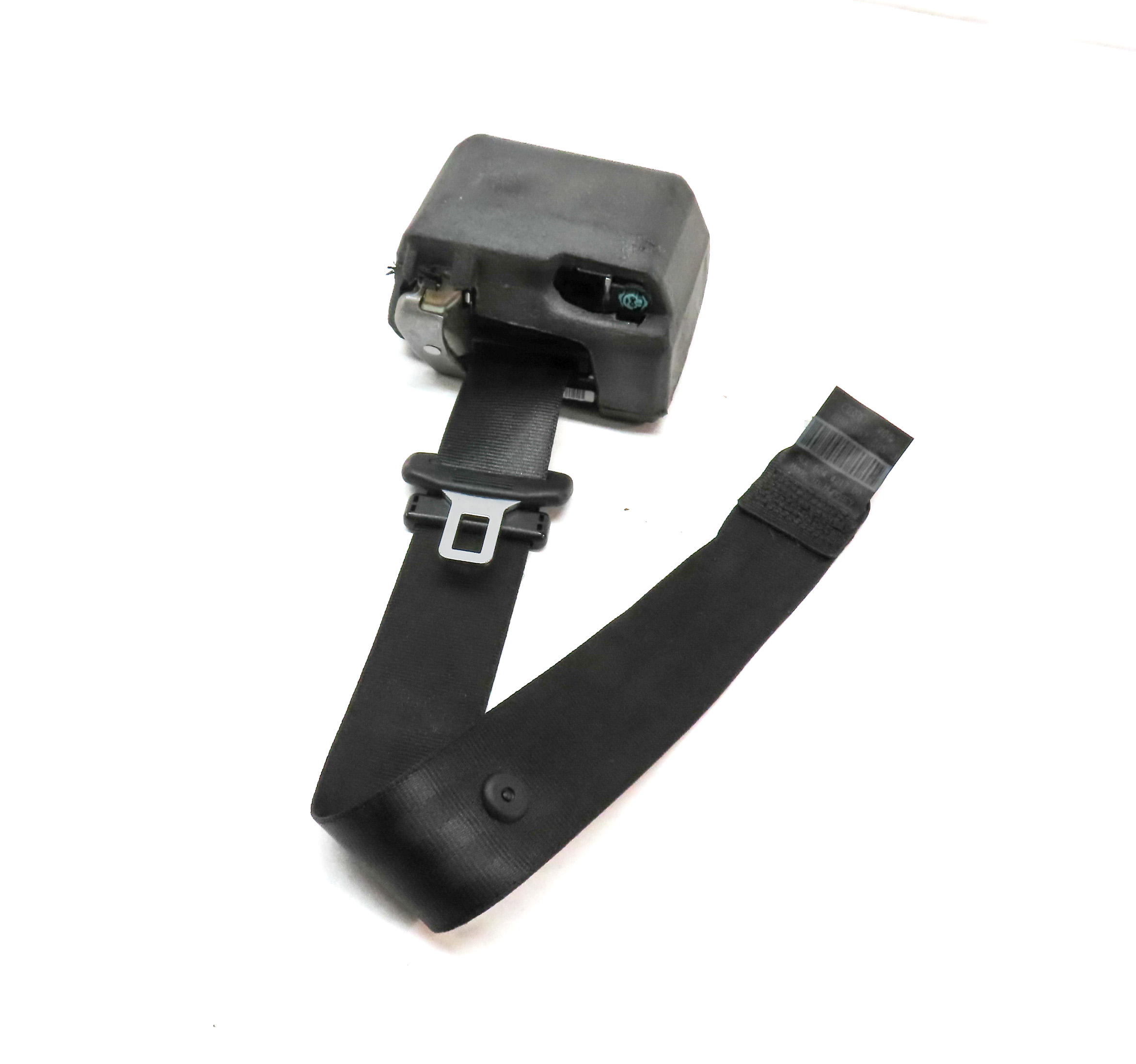 2014 AUDI SQ5 (B8 8R) REAR LEFT SEAT SEATBELT RETRACTOR (BLACK) — exact item pictured